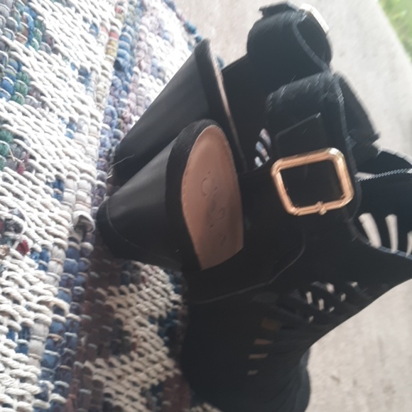 Black Ankle Boots - Picture 3 of 3